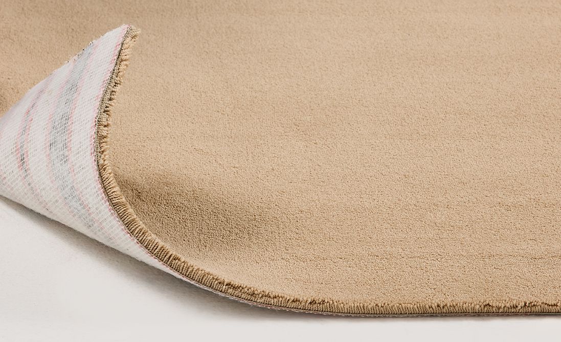 Moquette velours Tessa 4M, col Sable , rouleau 4.00 m