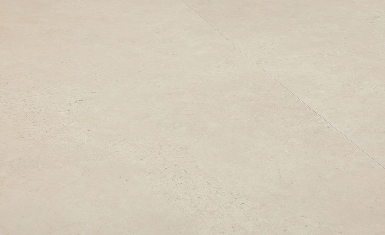 Sol vinyle MANHATTAN DALLE Easytrend, Carrelage travertin beige, dalle 61.00 x 122.00 cm