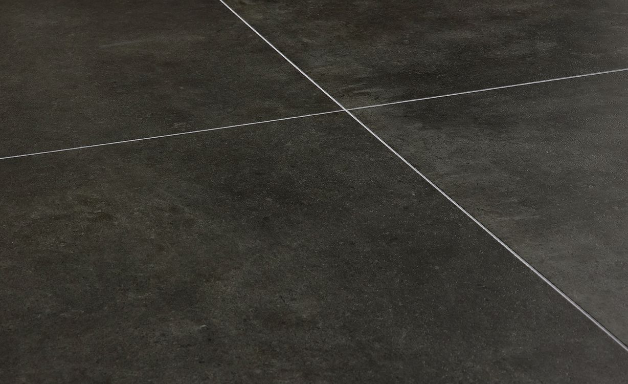 Sol vinyle MANHATTAN DALLE Easytrend, Pierre noire, dalle 61.00 x 122.00 cm