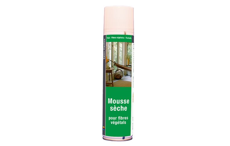 Entretien courant MOUSSE SECHE, pour tapis et moquette à fibres naturelles, blanc, , 0.40 L