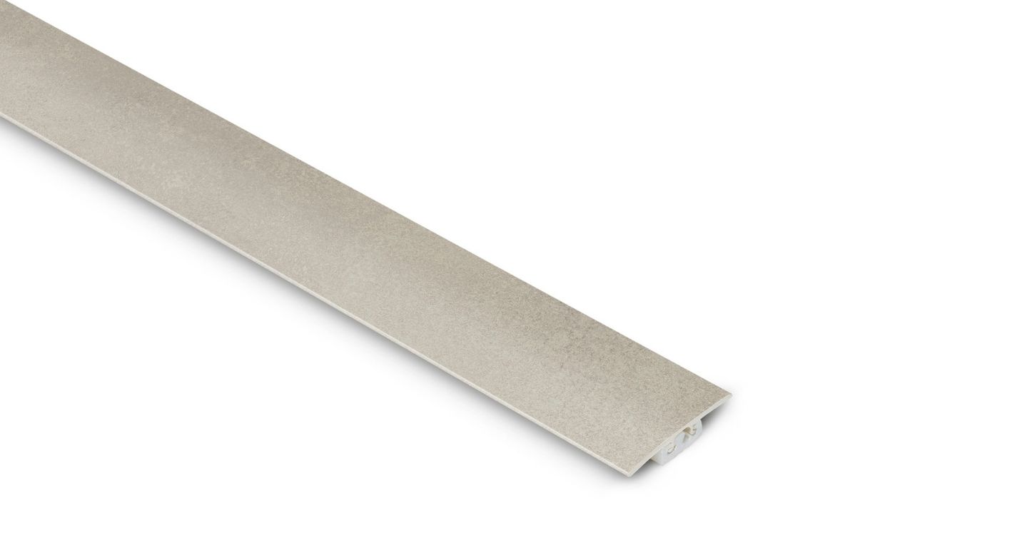 Profilé multi fonction Seuil 3en1 CALDERA , PVC, décor béton, l.4.00 x L. 93.00 cm