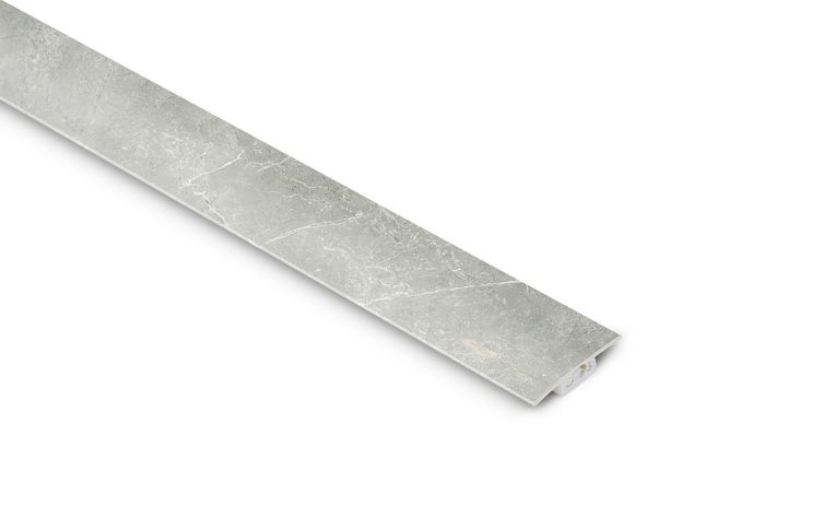 Profilé multi fonction Seuil 3en1 CALDERA , PVC, décor marmo grigio, l.4.00 x L. 93.00 cm