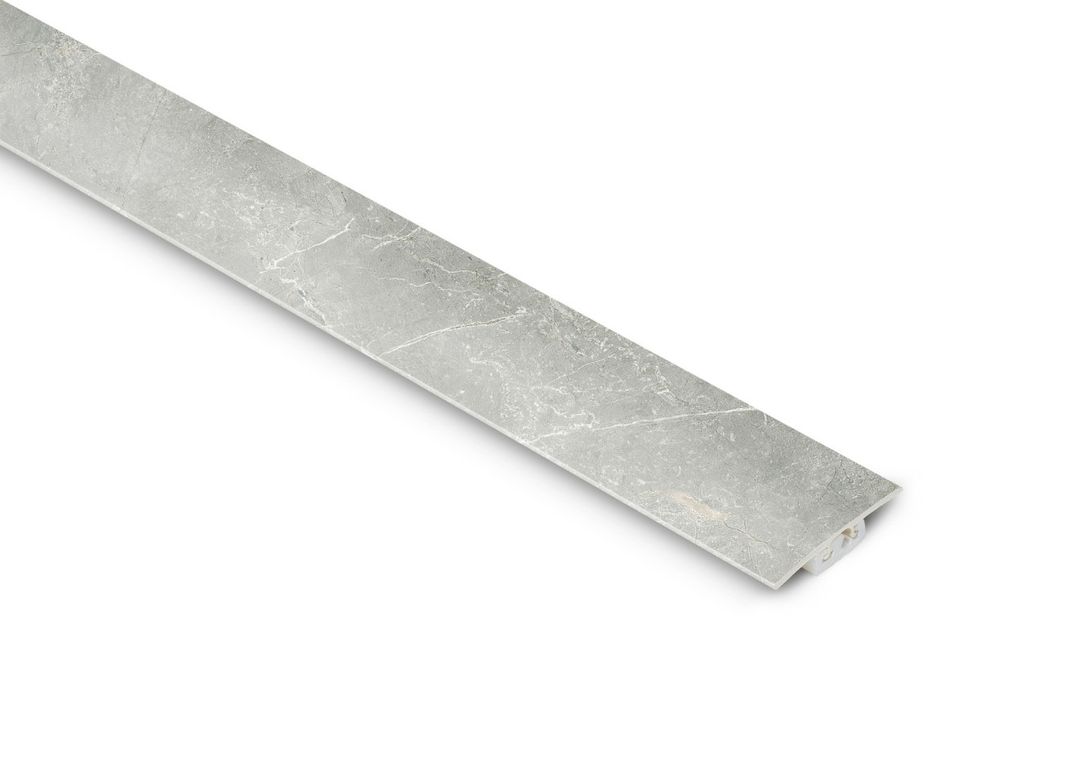 Profilé multi fonction Seuil 3en1 CALDERA , PVC, décor marmo grigio, l.4.00 x L. 93.00 cm