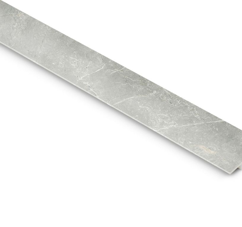 Profilé multi fonction Seuil 3en1 CALDERA , PVC, décor marmo grigio, l.4.00 x L. 93.00 cm