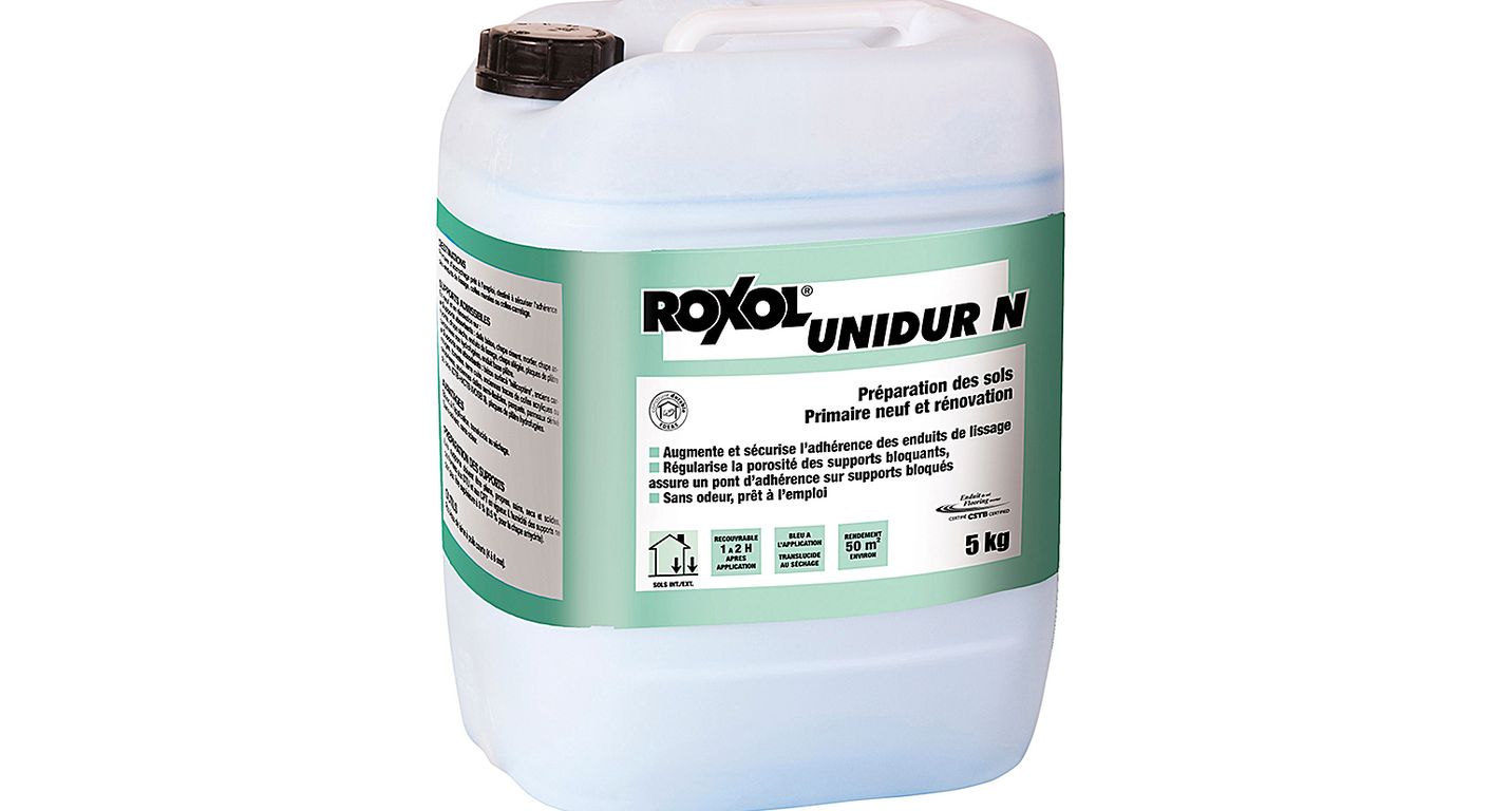 Primaire d'accrochage Bostik UNIDUR N, pour chape ciment 5.00 kg