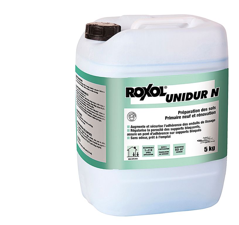 Primaire d'accrochage Bostik UNIDUR N, pour chape ciment 5.00 kg