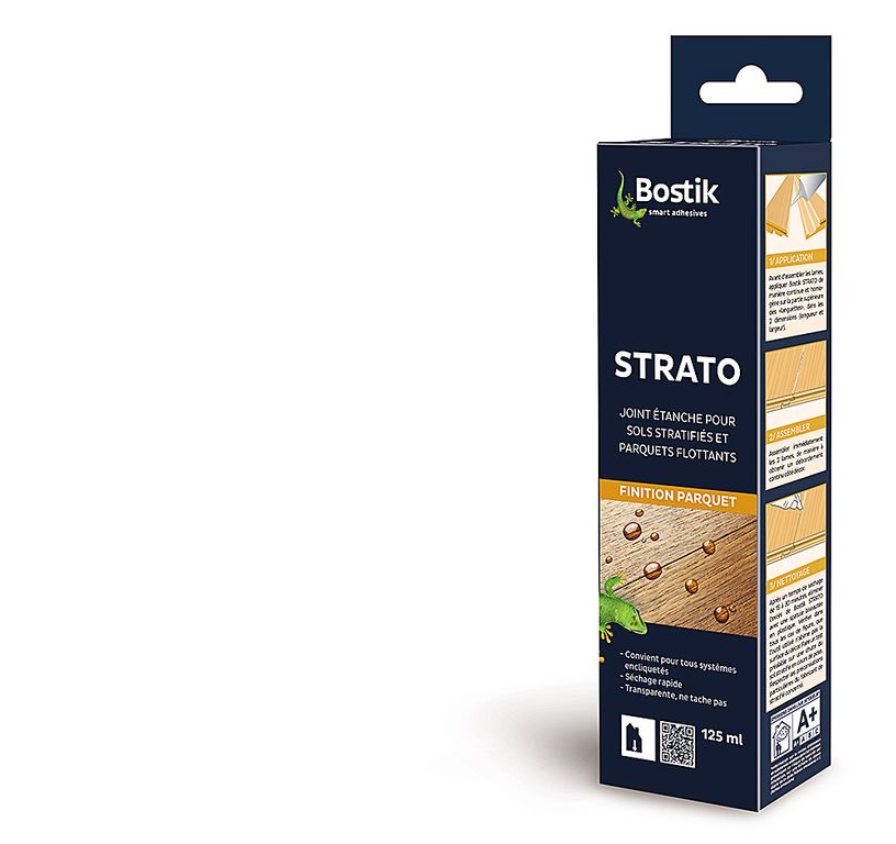 Cartouche de colle Bostik STRATO, pour sols Parquet, pour stratifié et parquet, 0.14 kg