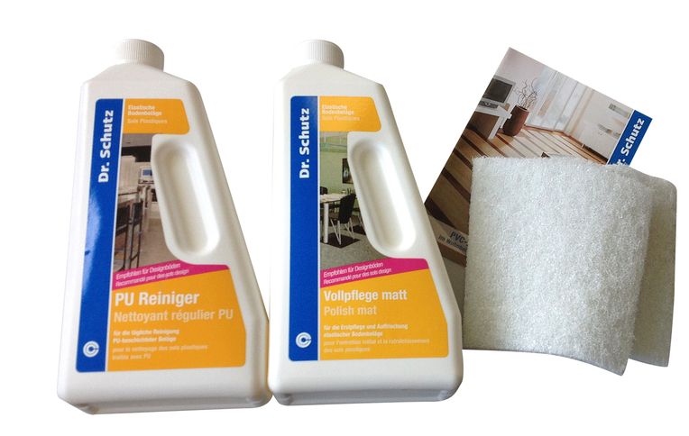 Vitrificateur  KIT COMPLET NETTOYAGE, pour sols vinyle, incolore, satiné, 1.50 L