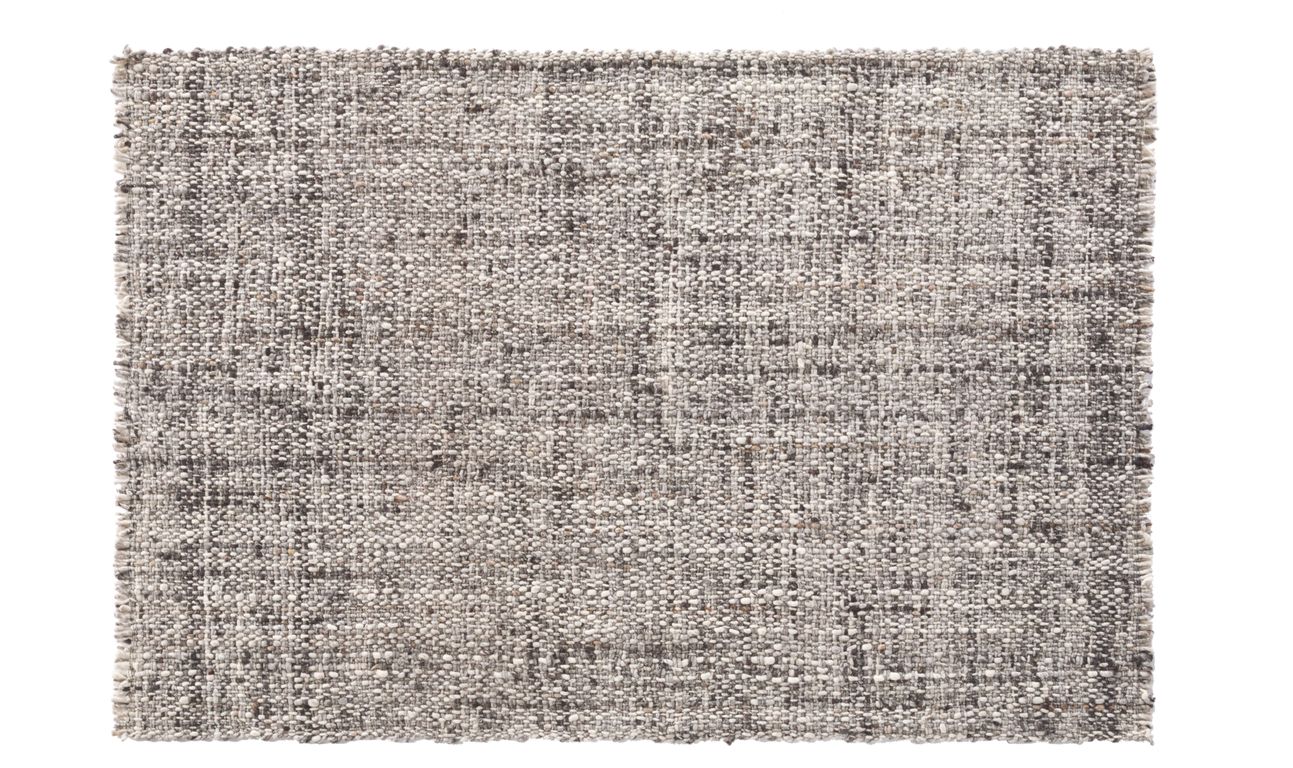 Tapis TWEEDS , faux-uni gris marron