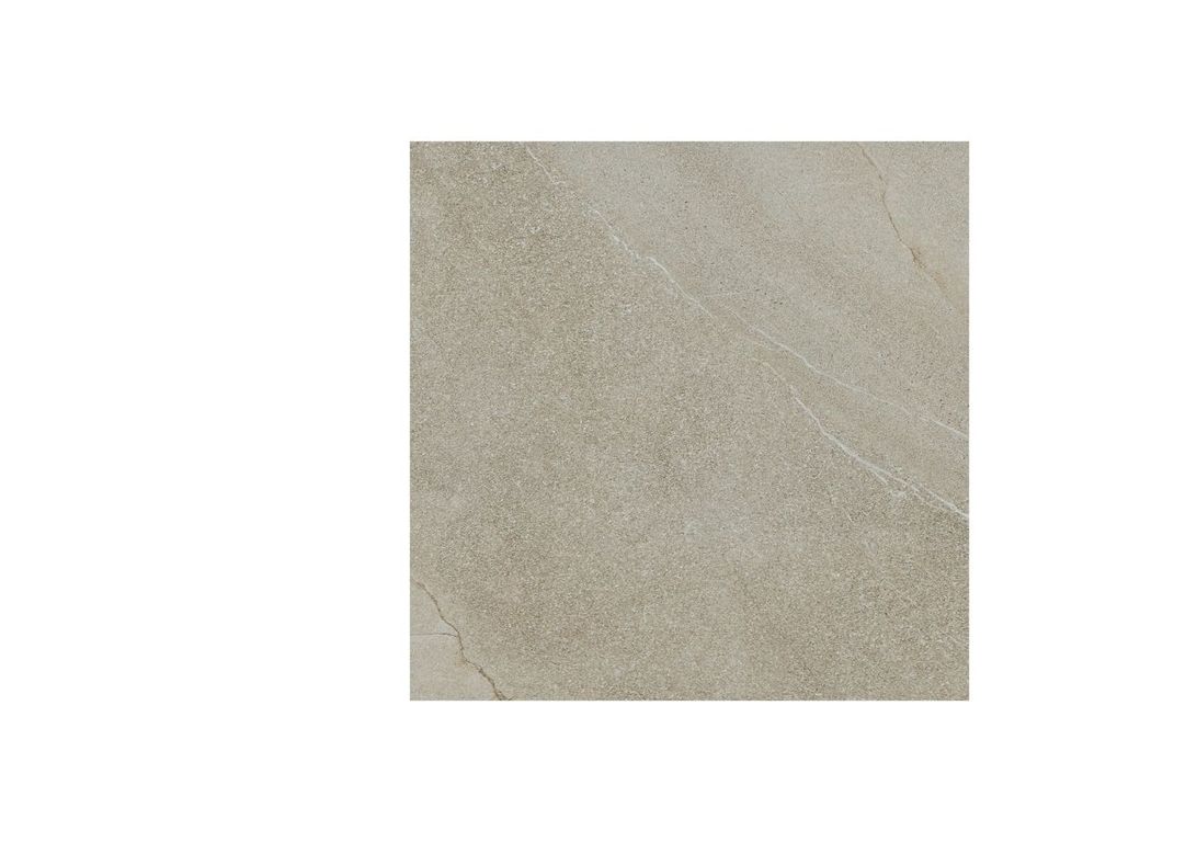 Dalle carrelage 20mm HALLEY 20mm beige, aspect pierre 60x60cm, dim 61.00 x 61.00 cm