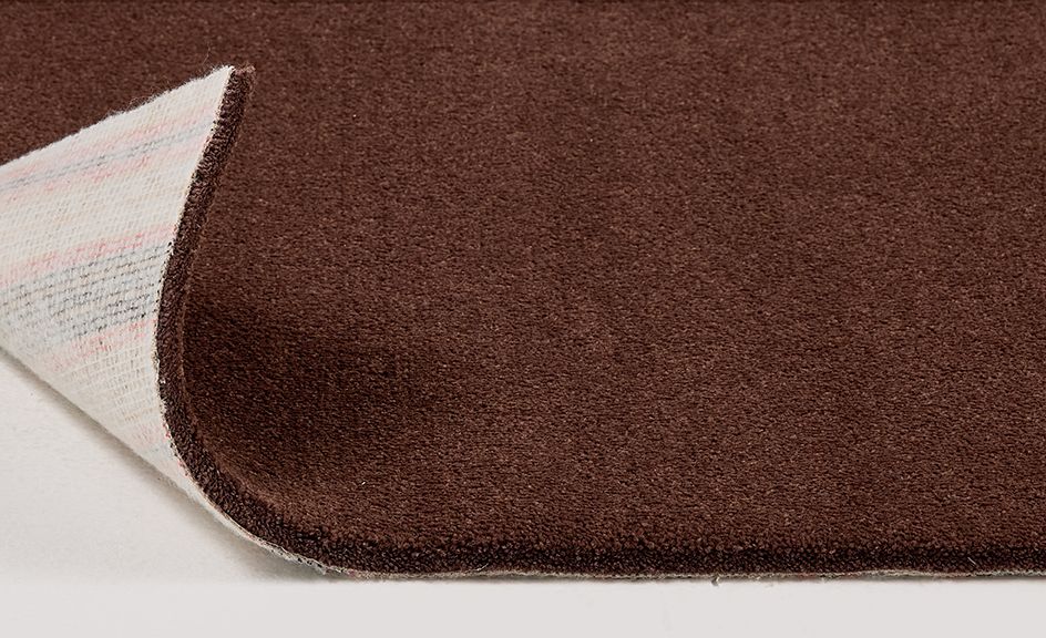 Moquette velours Tessa 4M, col Prune, rouleau 4.00 m