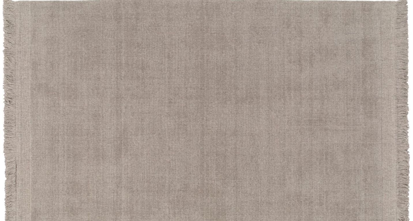 Tapis LENA , uni beige naturel