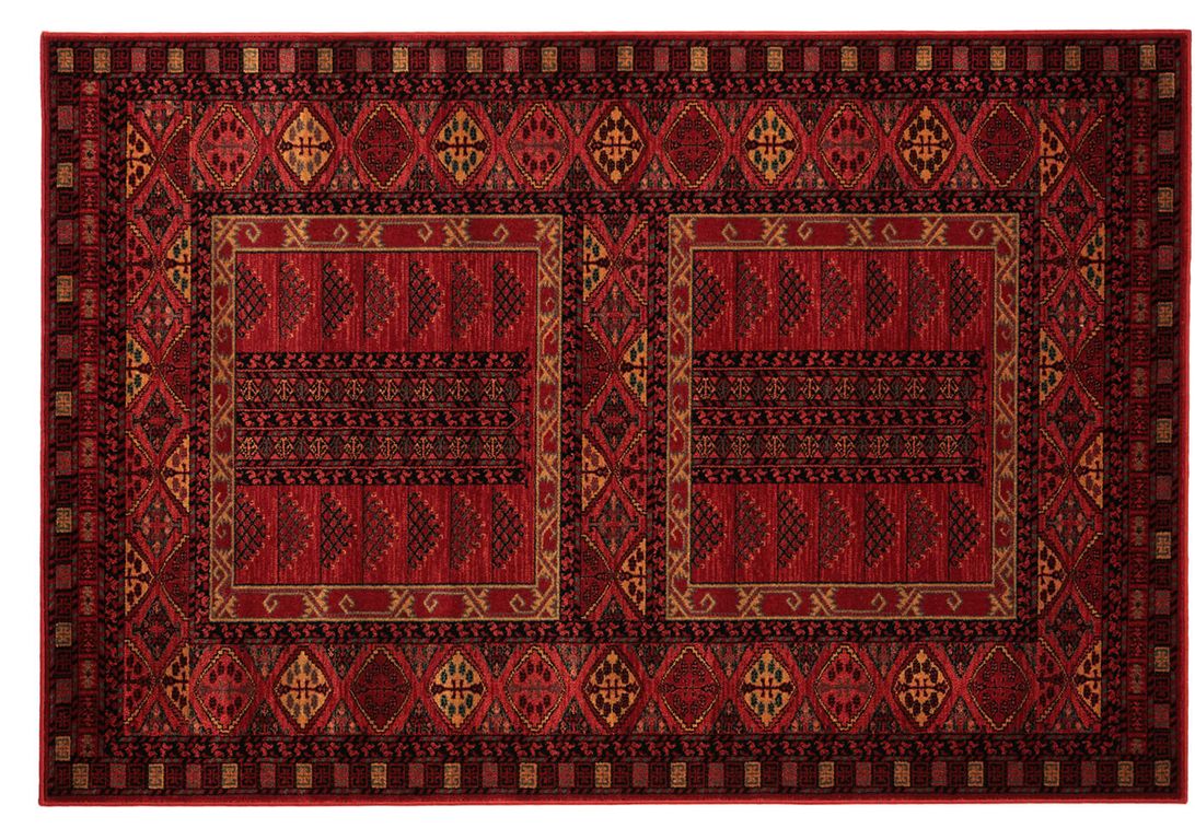 Tapis YOMOUT , oriental hatchlou rouge