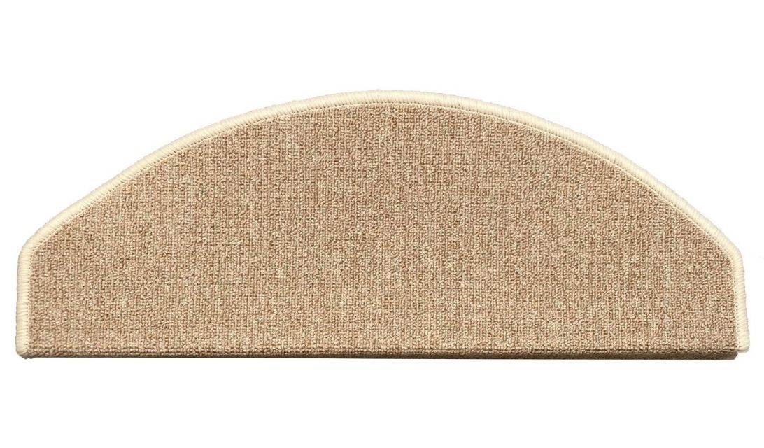 Marchette bouclé RAMBO MAR., demi lune col beige, dim 25.00 x 65.00 cm