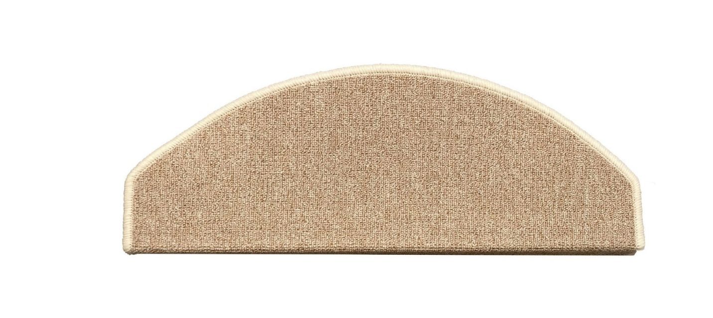 Marchette bouclé RAMBO MAR., demi lune col beige, dim 25.00 x 65.00 cm