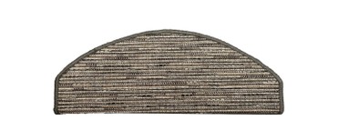 Marchette structuré FLATWEAVE, demi lune col gris anthracite, dim 28.00 x 65.00 cm