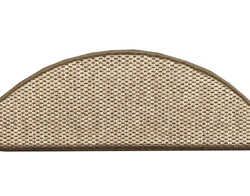 Marchette structuré NATURA, demi lune col beige, dim 28.00 x 65.00 cm