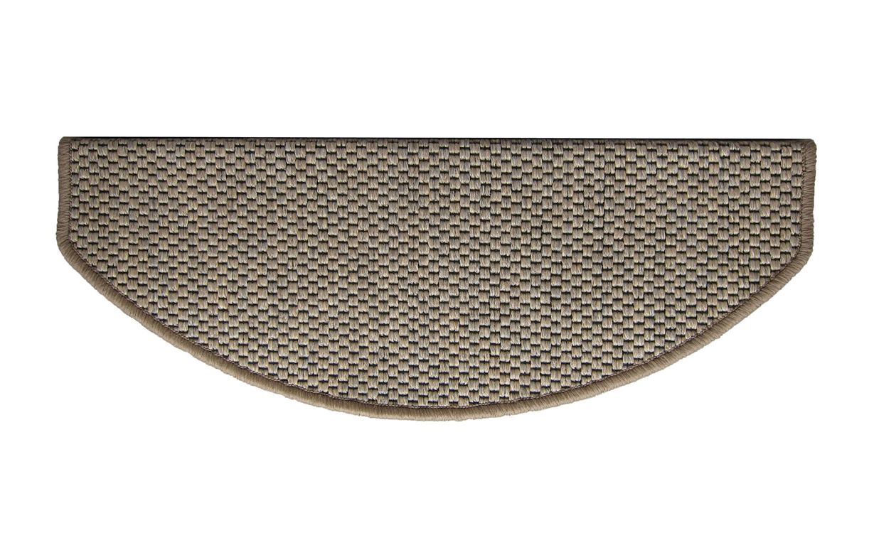 Marchette structuré NATURA, demi lune col beige, dim 28.00 x 65.00 cm