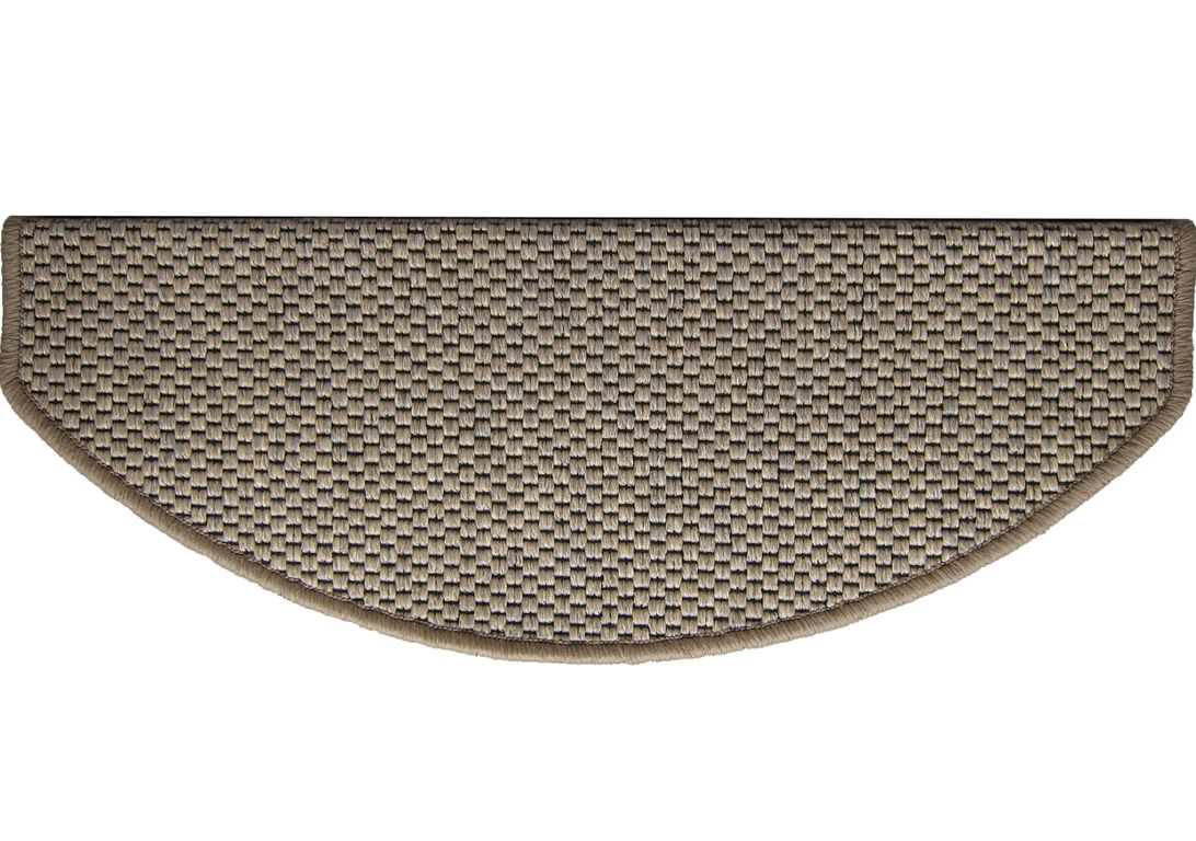 Marchette structuré NATURA, demi lune col beige, dim 28.00 x 65.00 cm