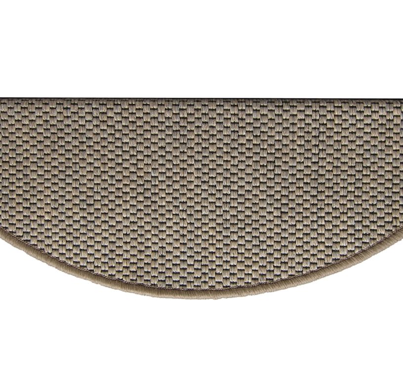 Marchette structuré NATURA, demi lune col beige, dim 28.00 x 65.00 cm