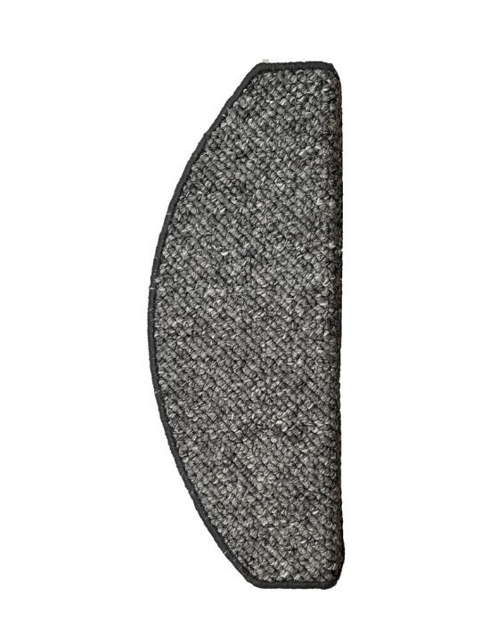 Marchette bouclé CASABLANCA MARCH, demi lune col anthracite, dim 25.00 x 65.00 cm