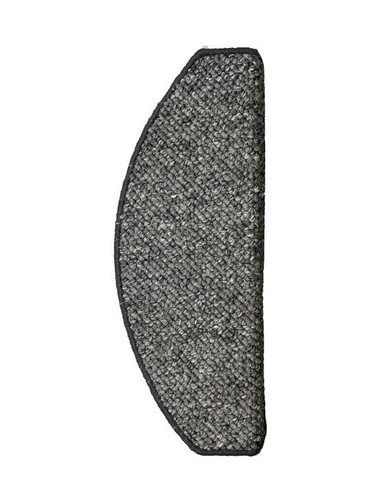 Marchette bouclé CASABLANCA MARCH, demi lune col gris, dim 25.00 x 65.00 cm