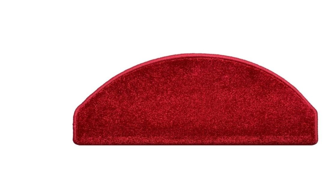 Marchette velours frisé ULTIMATE TWIST MARCH, demi lune col rouge, dim 25.00 x 65.00 cm
