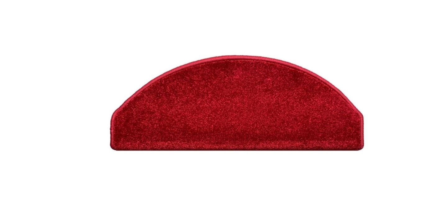 Marchette velours frisé ULTIMATE TWIST MARCH, demi lune col rouge, dim 25.00 x 65.00 cm