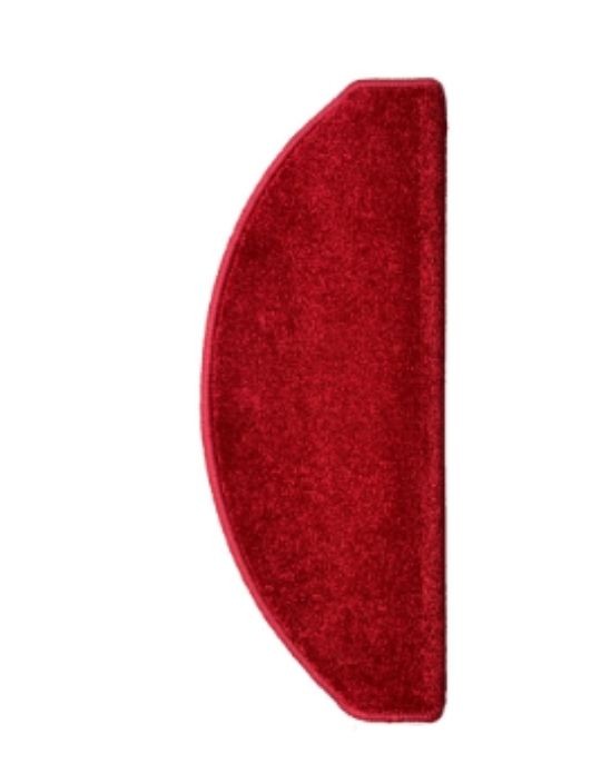 Marchette velours frisé ULTIMATE TWIST MARCH, demi lune col rouge, dim 25.00 x 65.00 cm