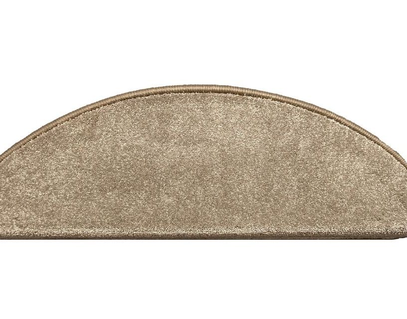 Marchette velours frisé ULTIMATE TWIST MARCH, demi lune col beige, dim 25.00 x 65.00 cm