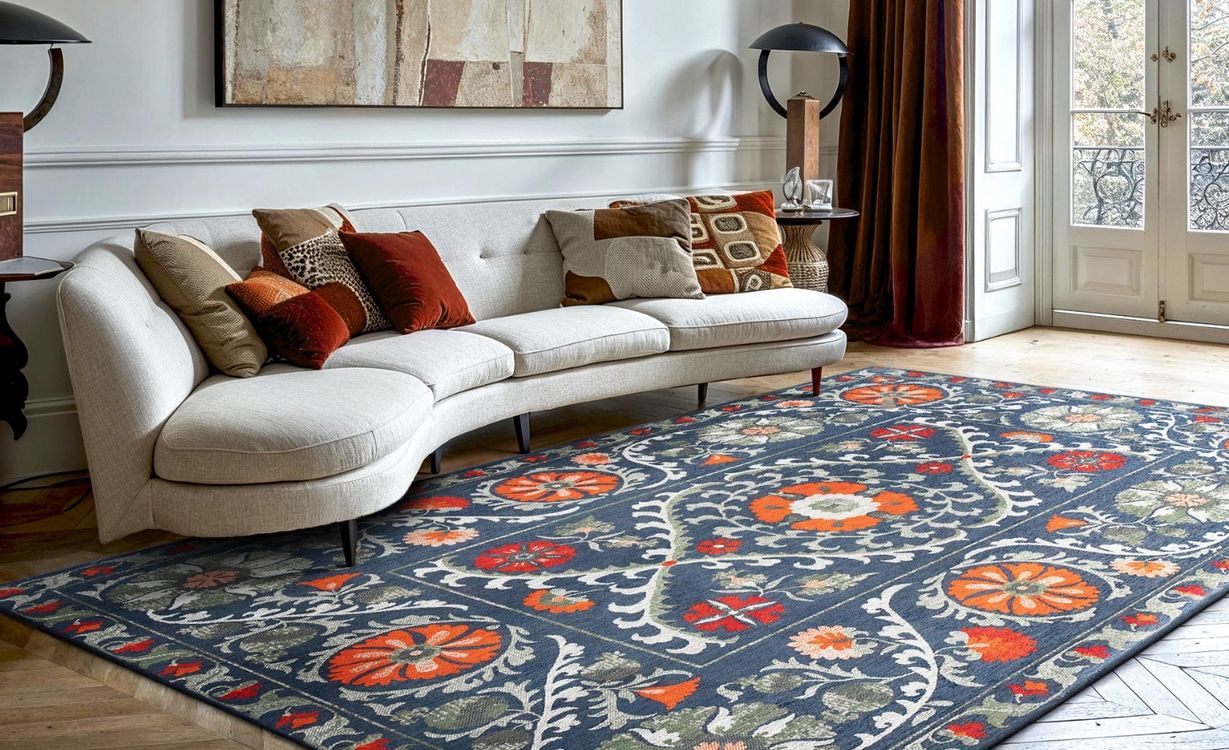 Tapis SUZANI , oriental classiqueSuede