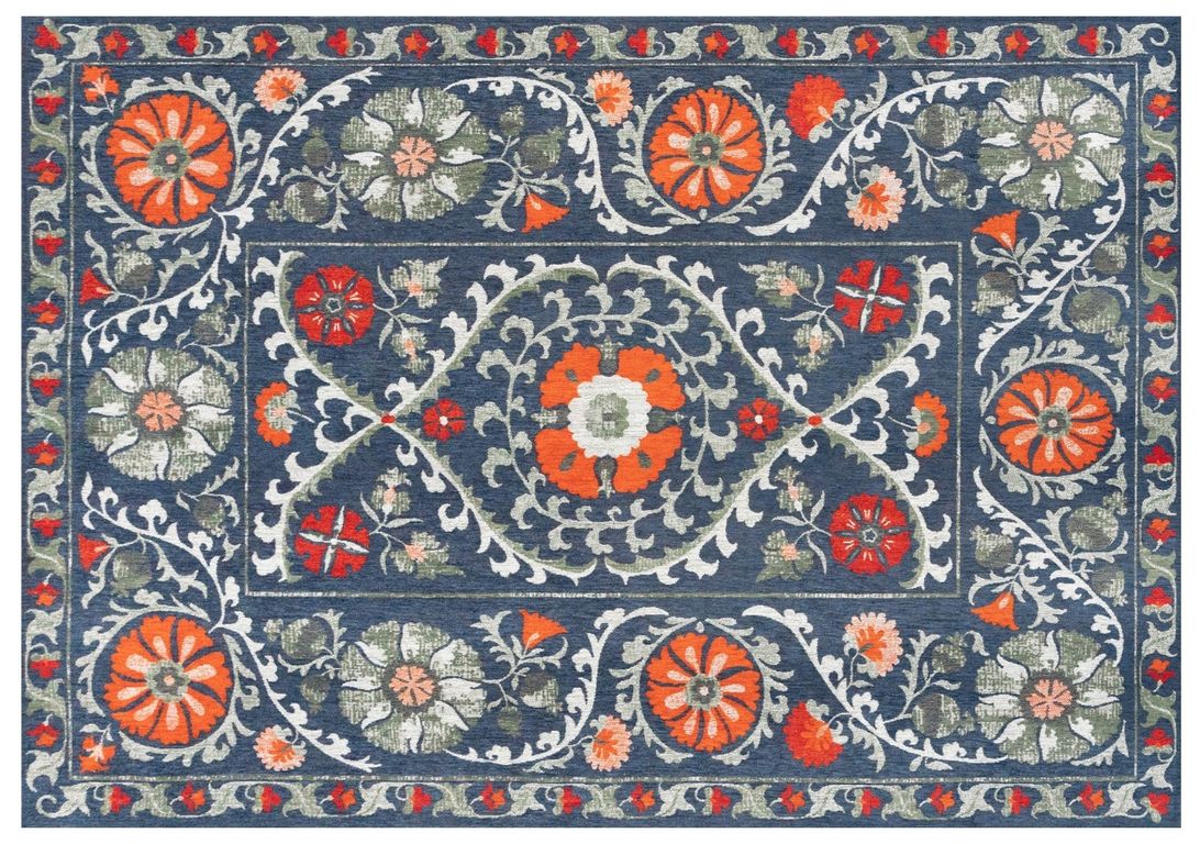 Tapis SUZANI Louis De Poortere, oriental classique Suede