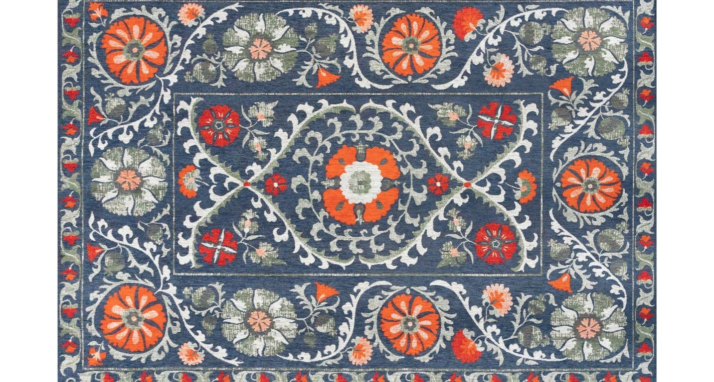 Tapis SUZANI Louis De Poortere, oriental classique Suede