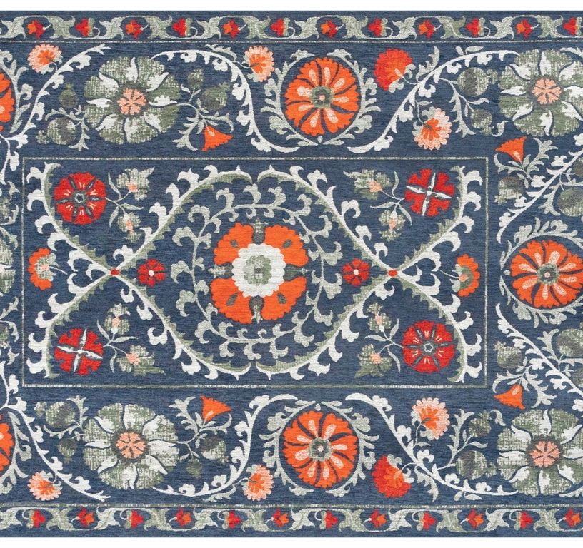 Tapis SUZANI Louis De Poortere, oriental classique Suede