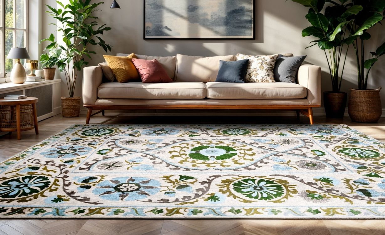 Tapis SUZANI , oriental classiqueOrigine