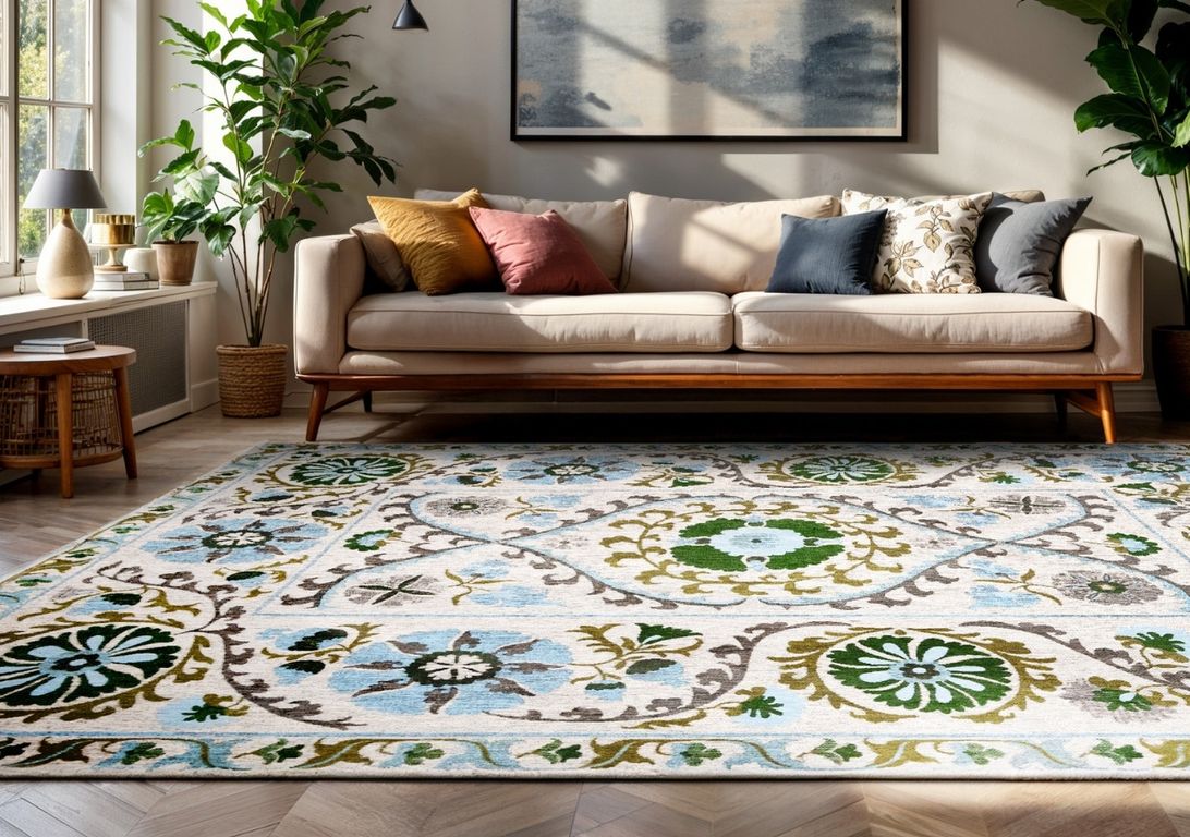 Tapis SUZANI Louis De Poortere, oriental classique Origine