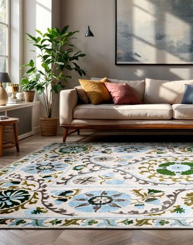 Tapis SUZANI , oriental classiqueOrigine