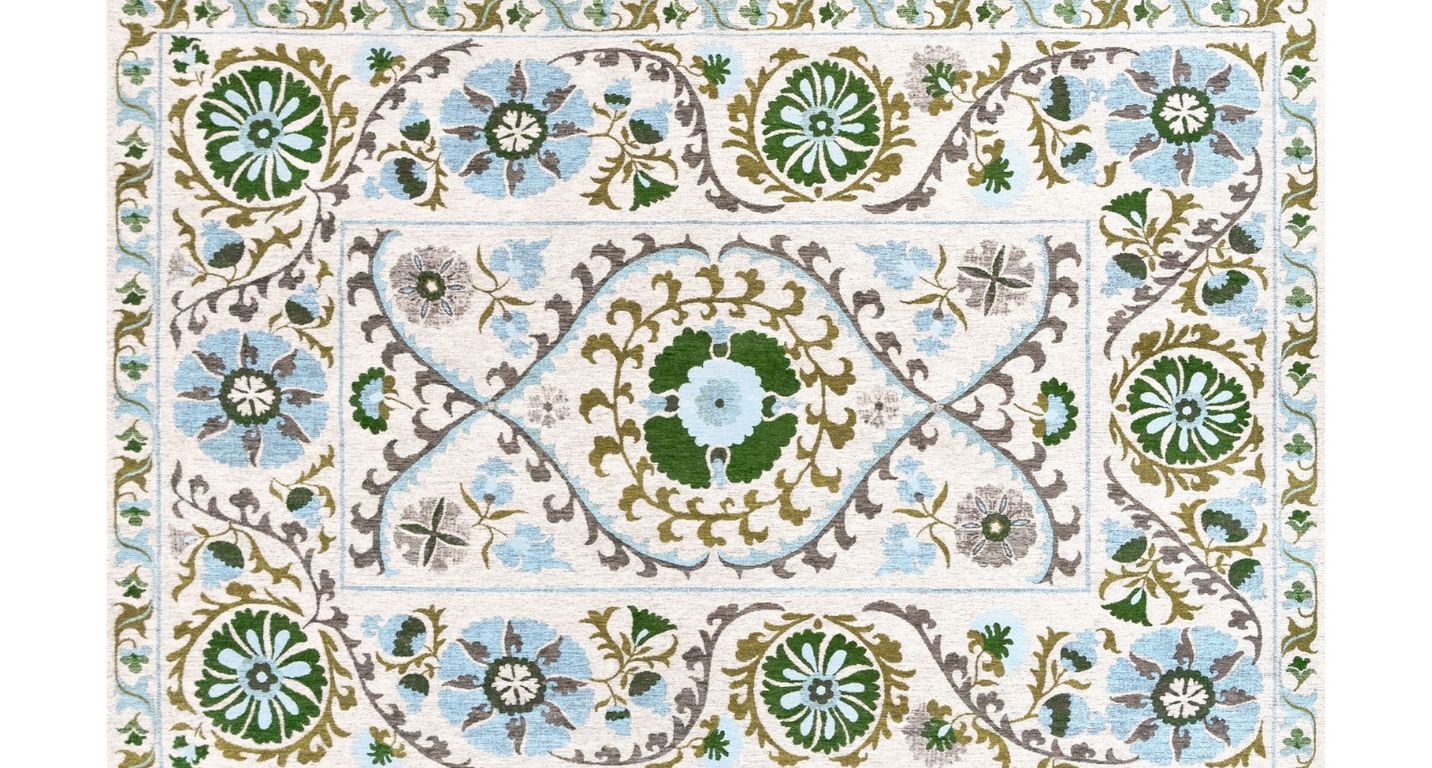 Tapis SUZANI Louis De Poortere, oriental classique Origine