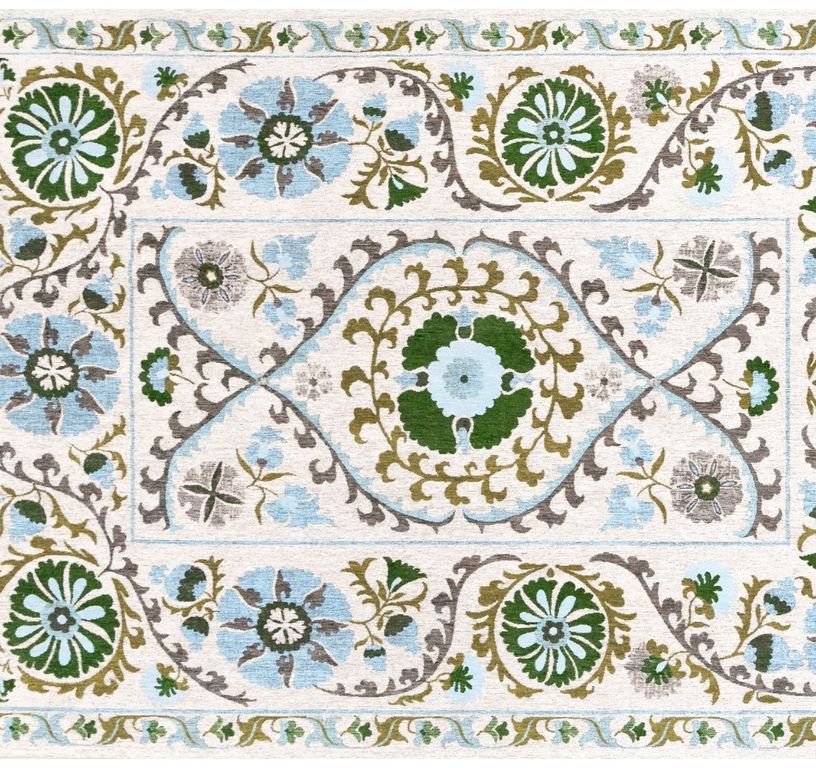 Tapis SUZANI Louis De Poortere, oriental classique Origine