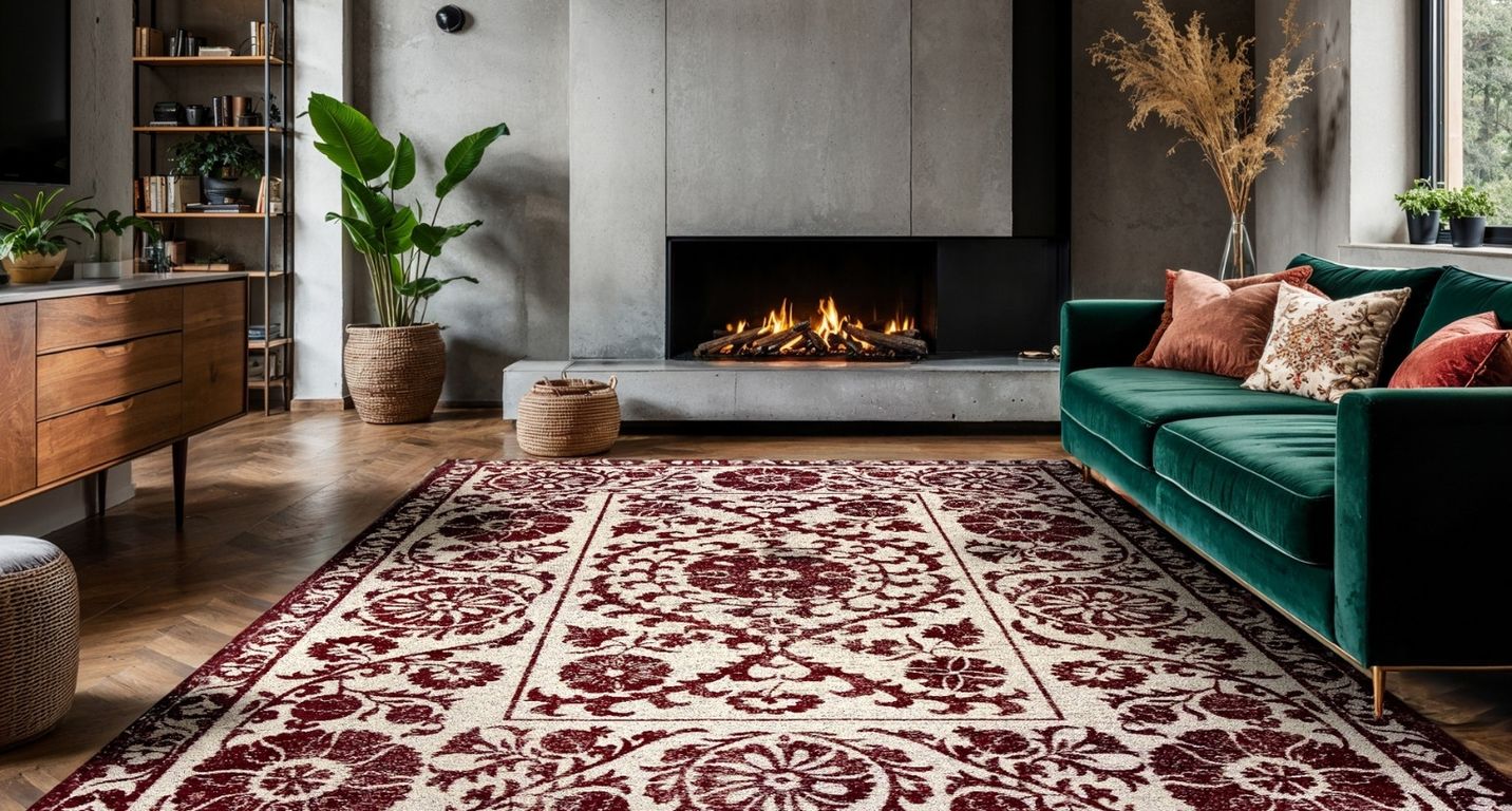 Tapis SUZANI Louis De Poortere, oriental classique Nordic