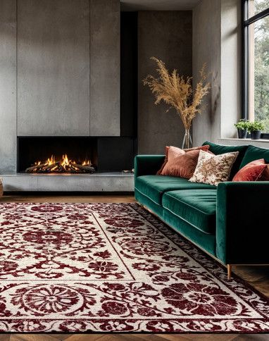 Tapis SUZANI , oriental classiqueNordic