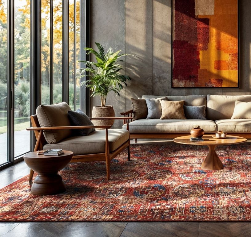 Tapis KASAK Louis De Poortere, oriental kazak Zephyr