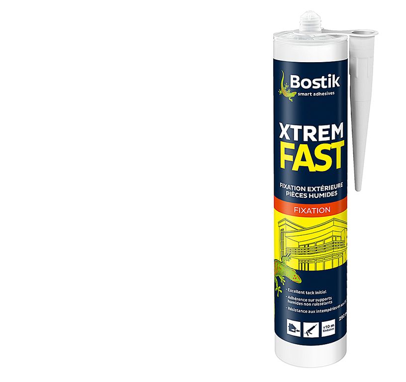 Colle Bostik XTREM FAST, pour sols Escalier, son 1er usage : le collage des plinthes, 0.45 kg