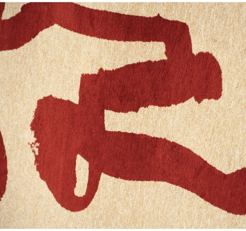 Tapis RIBBON Louis De Poortere, graphique  Imperial red