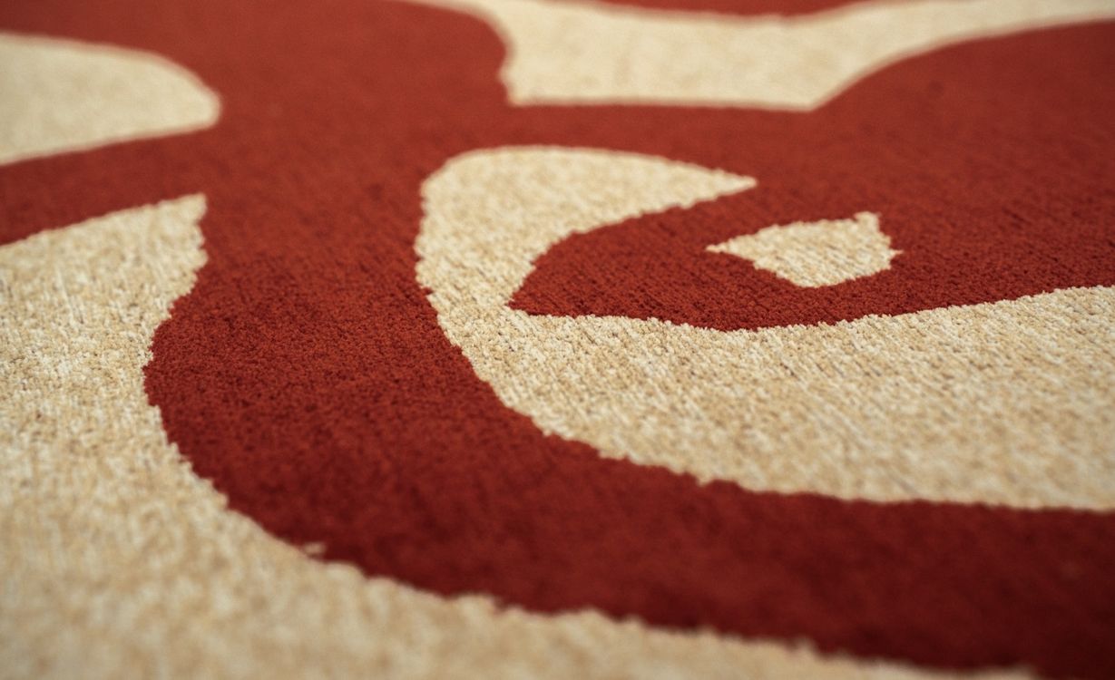 Tapis RIBBON , graphique Imperial red