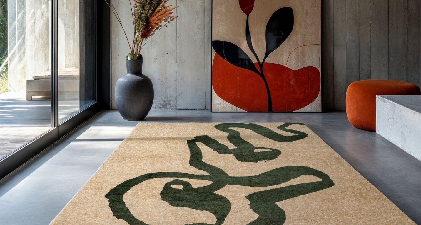 Tapis RIBBON Louis De Poortere, graphique  Garden spirit