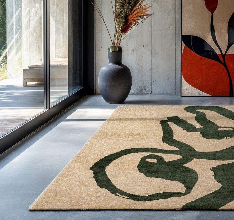 Tapis RIBBON Louis De Poortere, graphique  Garden spirit