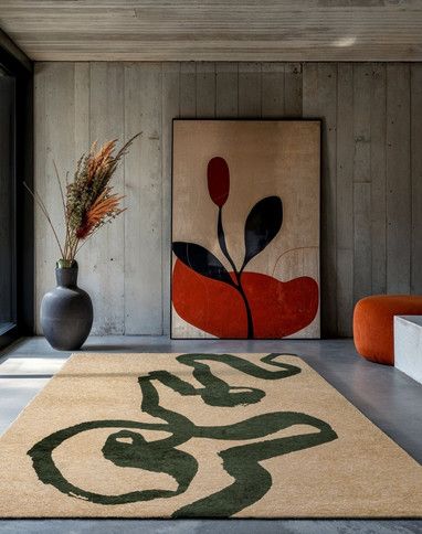Tapis RIBBON , graphique Garden spirit