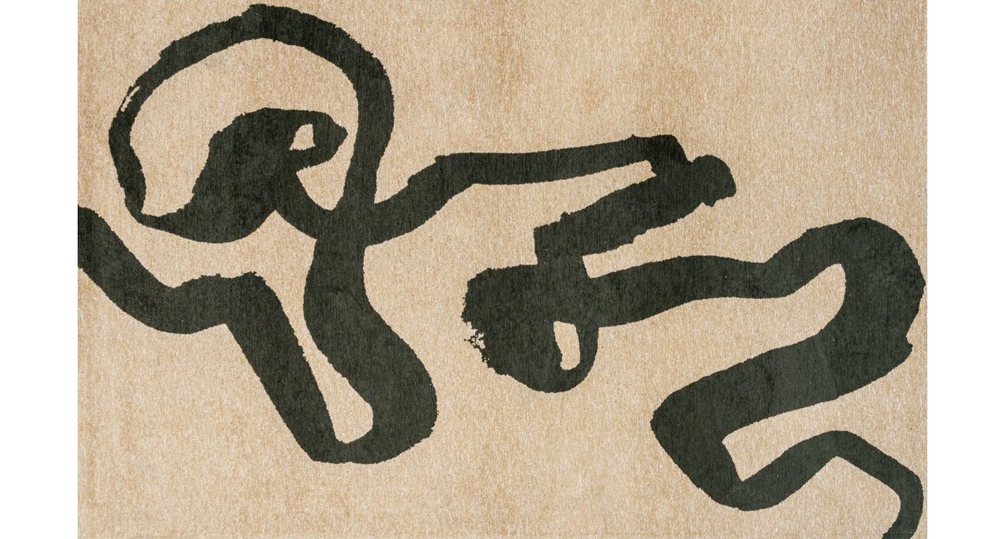 Tapis RIBBON Louis De Poortere, graphique  Garden spirit