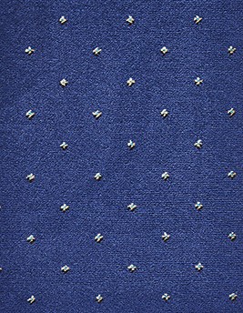 Moquette imprimée ATHENIA PINDOT, col bleu, rouleau 3.66 m